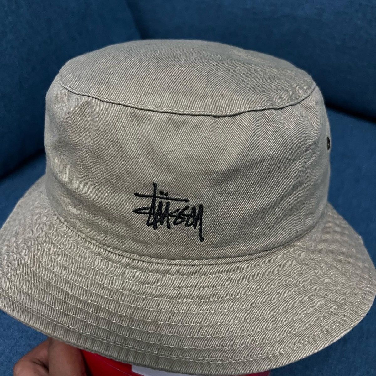 Stussy × Vintage Vintage Rare💥 Stussy Hat Embroidery Logo Size ONE SIZE - 2 Thumbnail