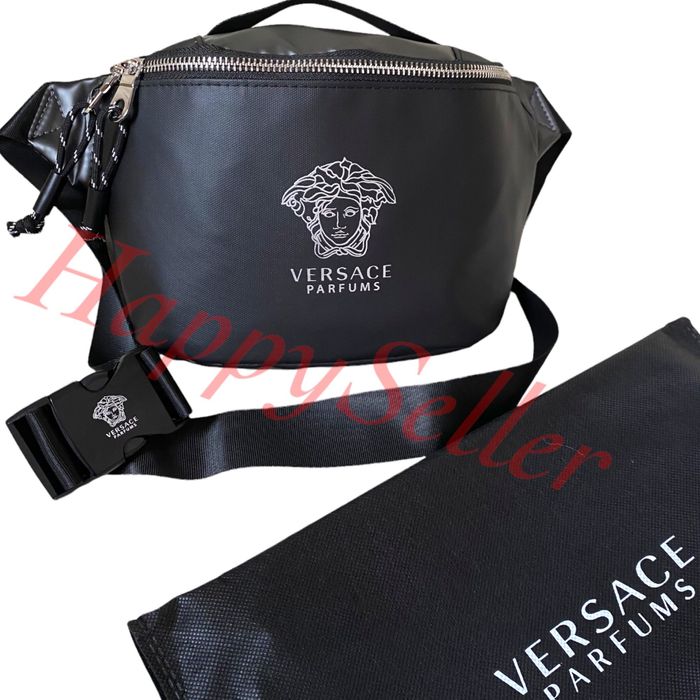 Versace Versace Belt Bag Black Travel Pouch Fanny Pack Crossbody | Grailed