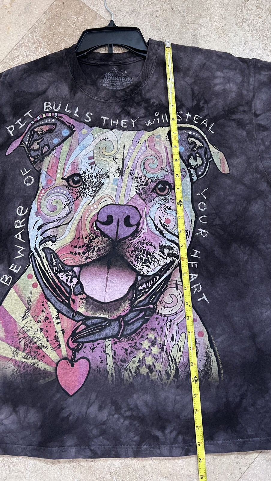 The Mountain × Vintage The Mountain Beware Of Pit Bulls They Will Steal Heart Sz L Size US L / EU 52-54 / 3 - 6 Thumbnail
