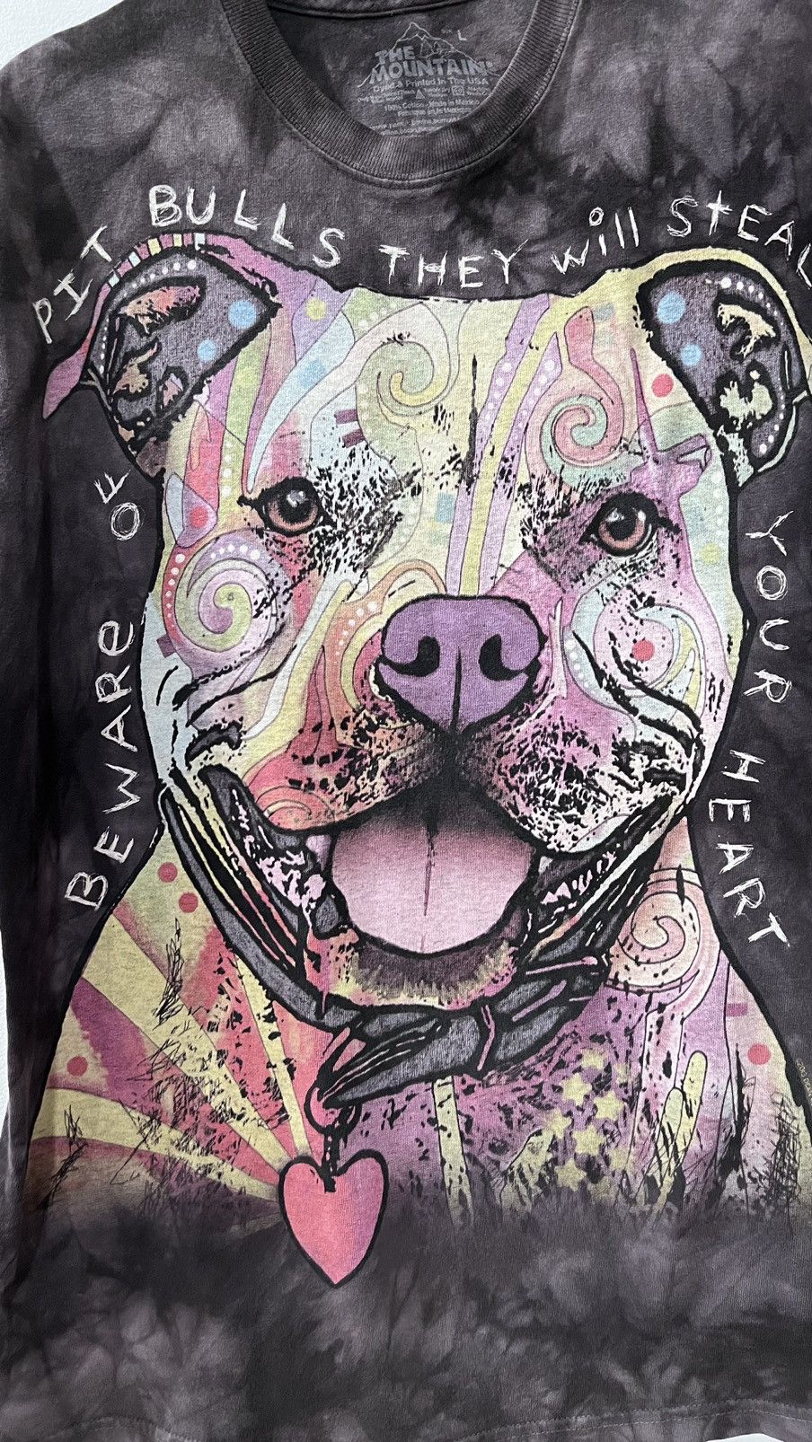 The Mountain × Vintage The Mountain Beware Of Pit Bulls They Will Steal Heart Sz L Size US L / EU 52-54 / 3 - 3 Thumbnail