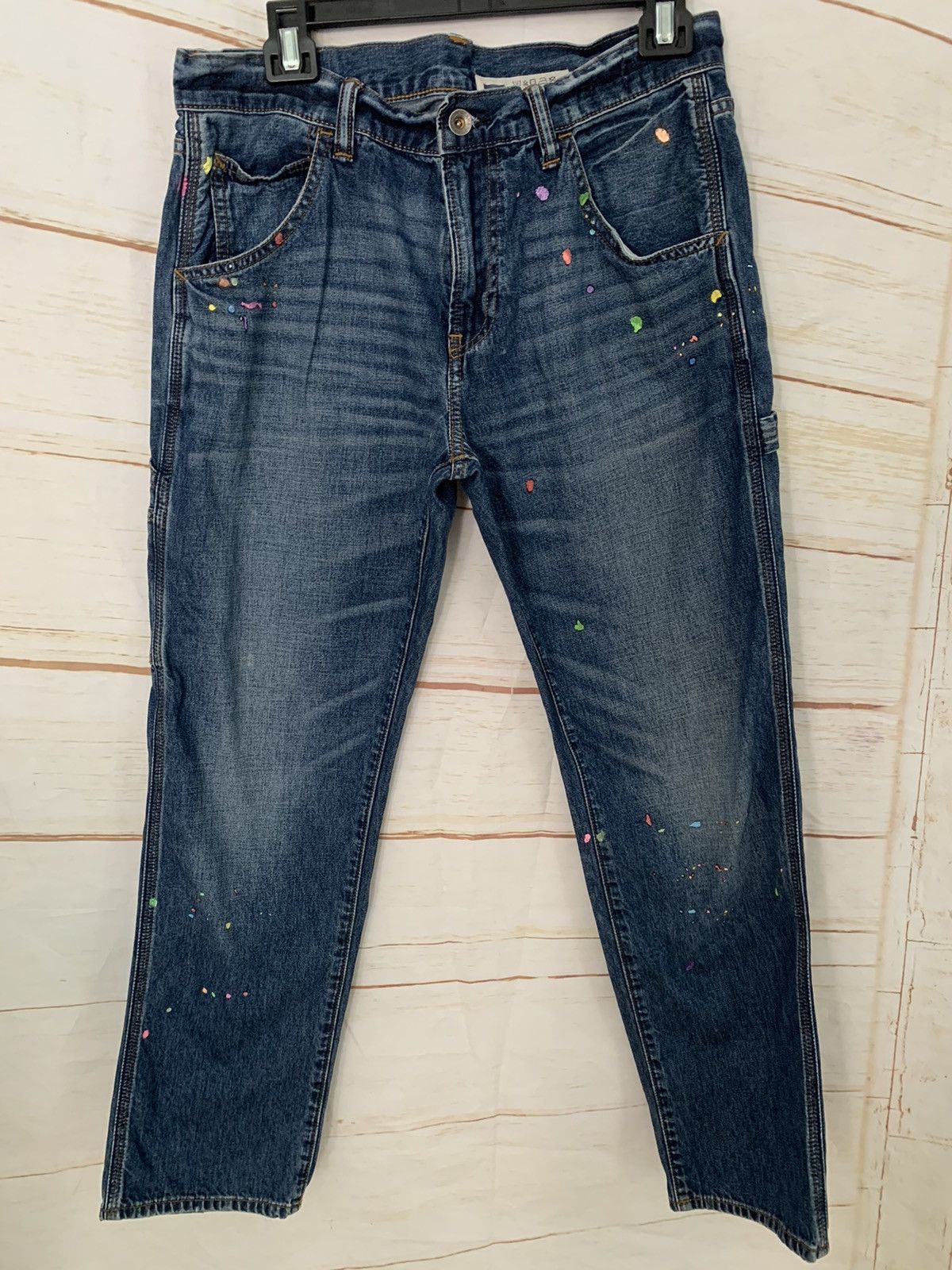 Gap Gap 80’s Carpenter Fit Paint Splatter Denim Jeans 31x30 Grailed