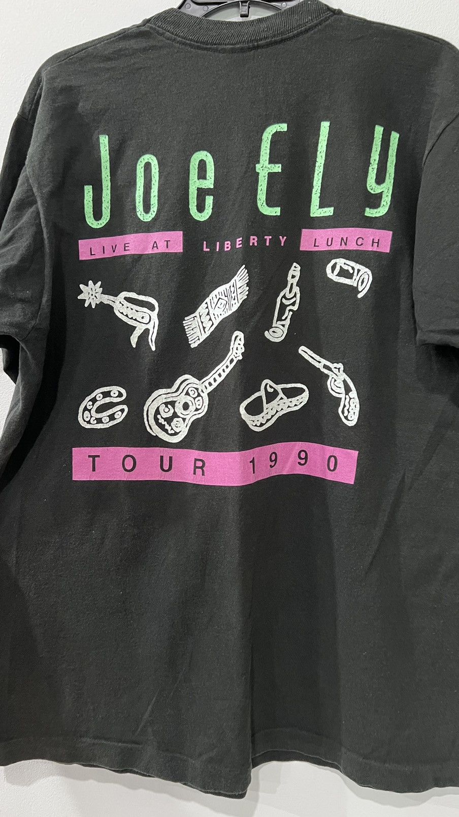 Fruit Of The Loom × Vintage 1990 Joe Ely Live At Liberty Lunch Tour Size XL Size US XL / EU 56 / 4 - 6 Thumbnail