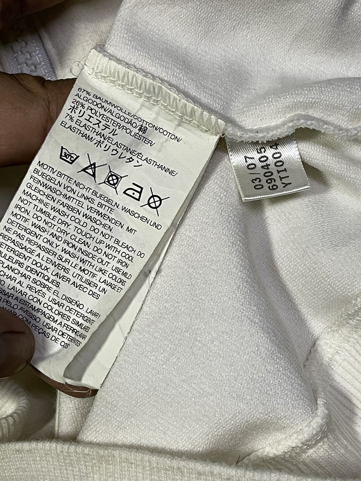 Adidas Y-3 CLASSIC LOGO FULL-ZIP HOODIE Size US M / EU 48-50 / 2 - 4 Thumbnail