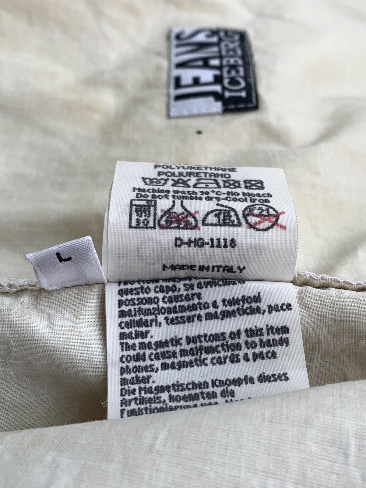Iceberg Iceberg Jeans Vintage Jacket Men’s Size L Size US L / EU 52-54 / 3 - 13 Thumbnail
