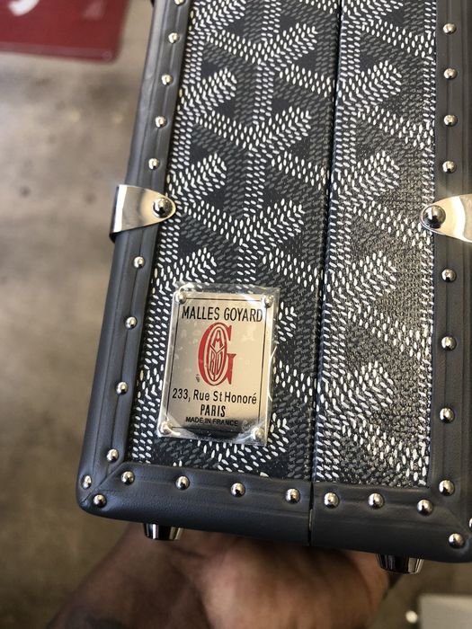 Goyard Goyard Grand-Hôtel Trunk Bag Grey