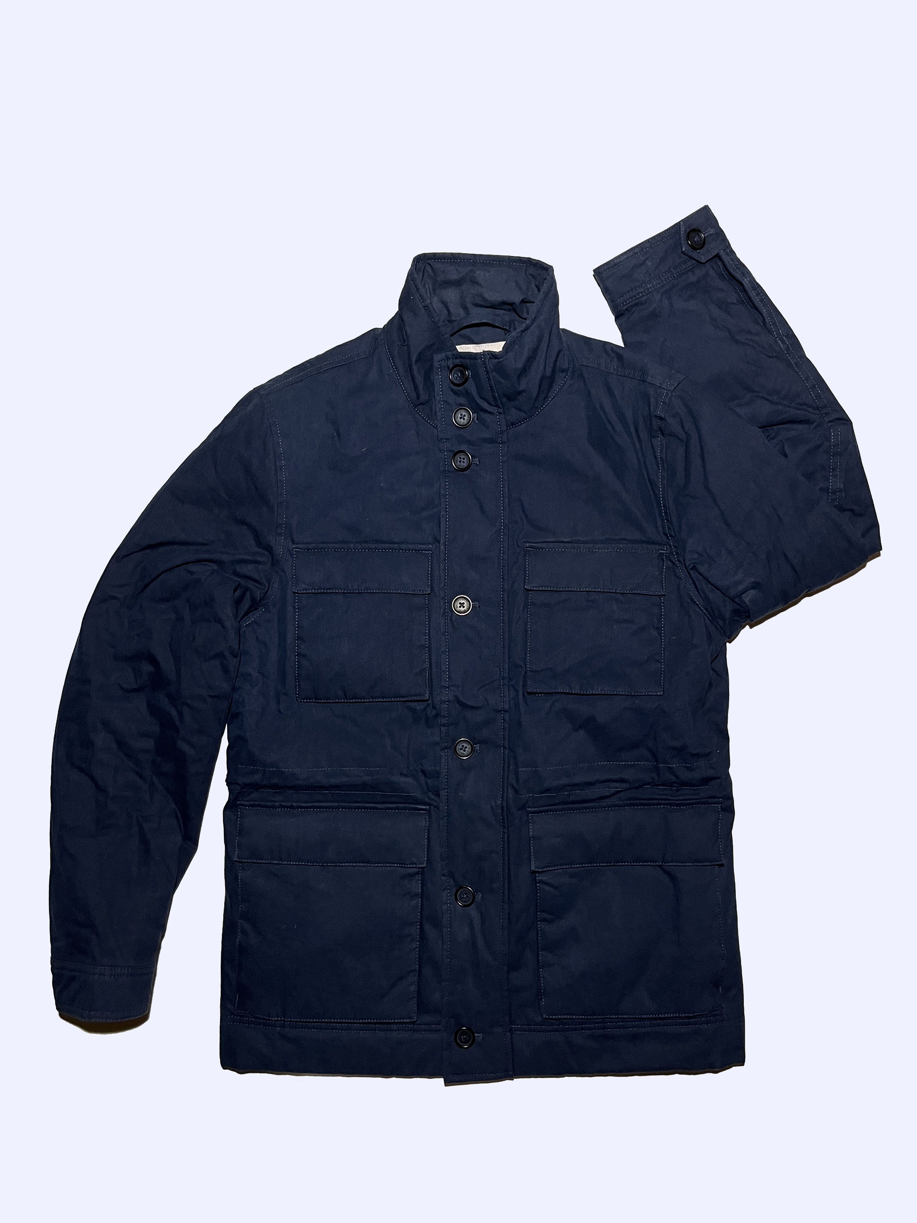 Brooks Brothers Brooks Brothers Navy Blue M65 Field Water Repellent ...