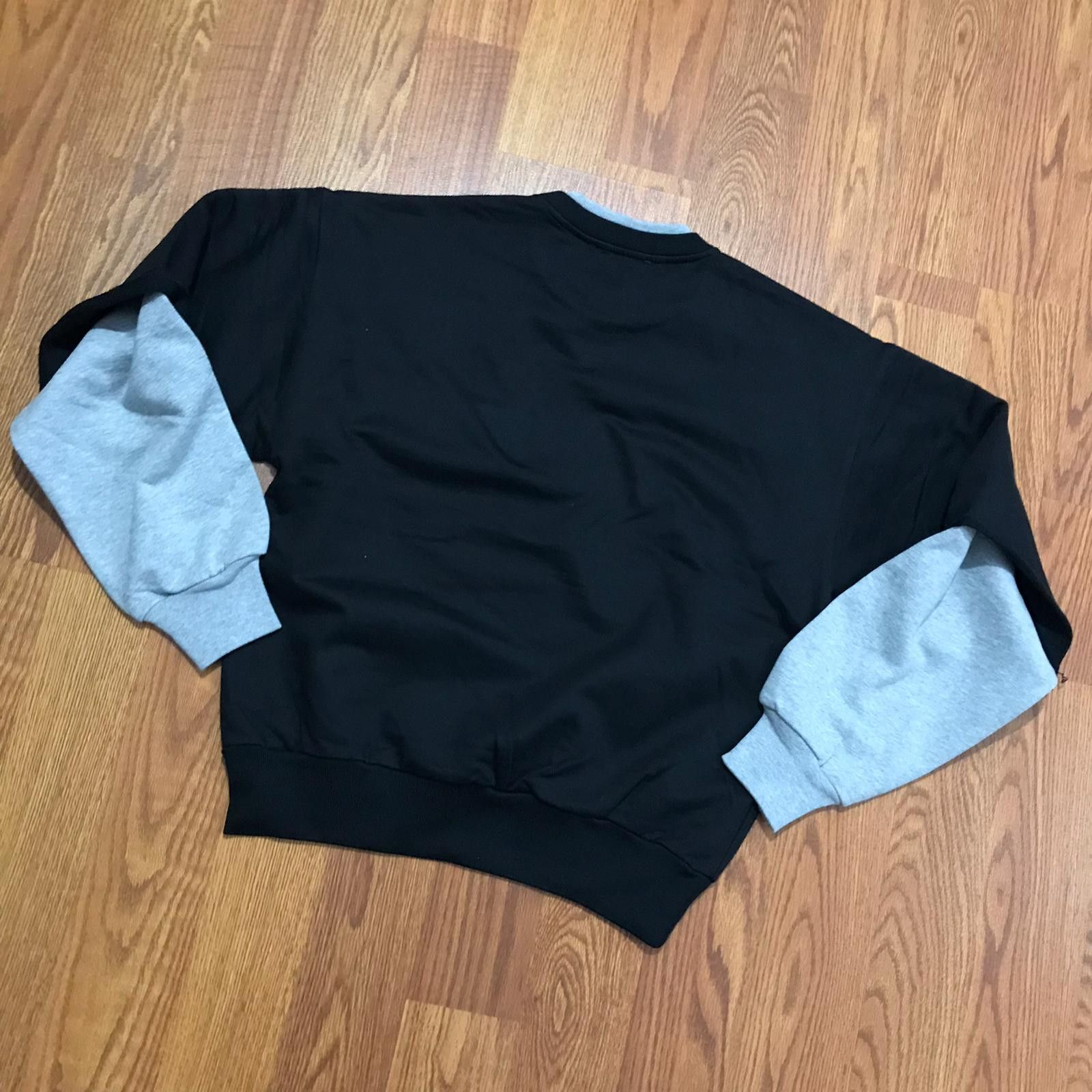 Gosha Rubchinskiy Gosha Rubchinskiy Double Sleeve Flag Patch Black Sweatshirt Size US XS / EU 42 / 0 - 4 Thumbnail