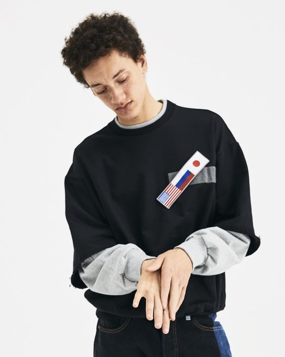 Gosha rubchinskiy double layer on sale hoodie