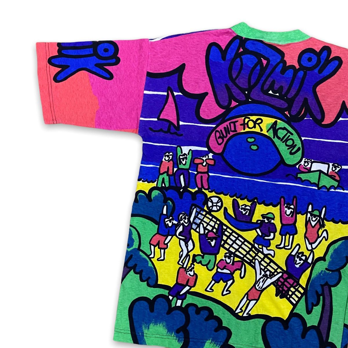 Vintage Vintage 1989 KOZMIK Original Design New Zealand Art Tee Size US M / EU 48-50 / 2 - 10 Thumbnail