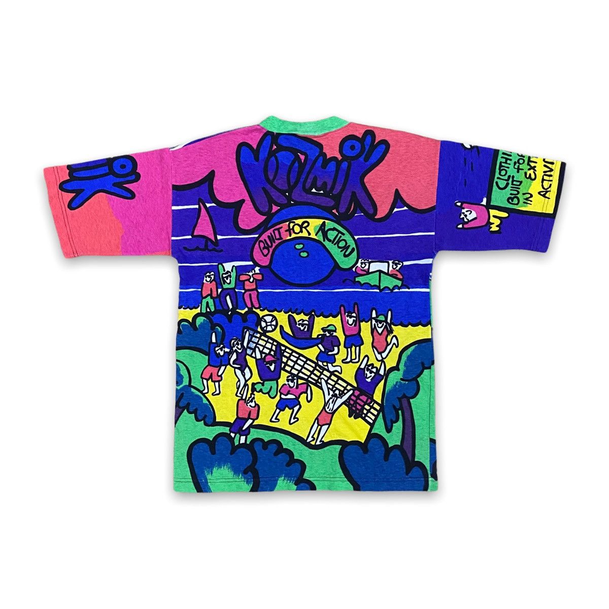 Vintage Vintage 1989 KOZMIK Original Design New Zealand Art Tee Size US M / EU 48-50 / 2 - 8 Thumbnail