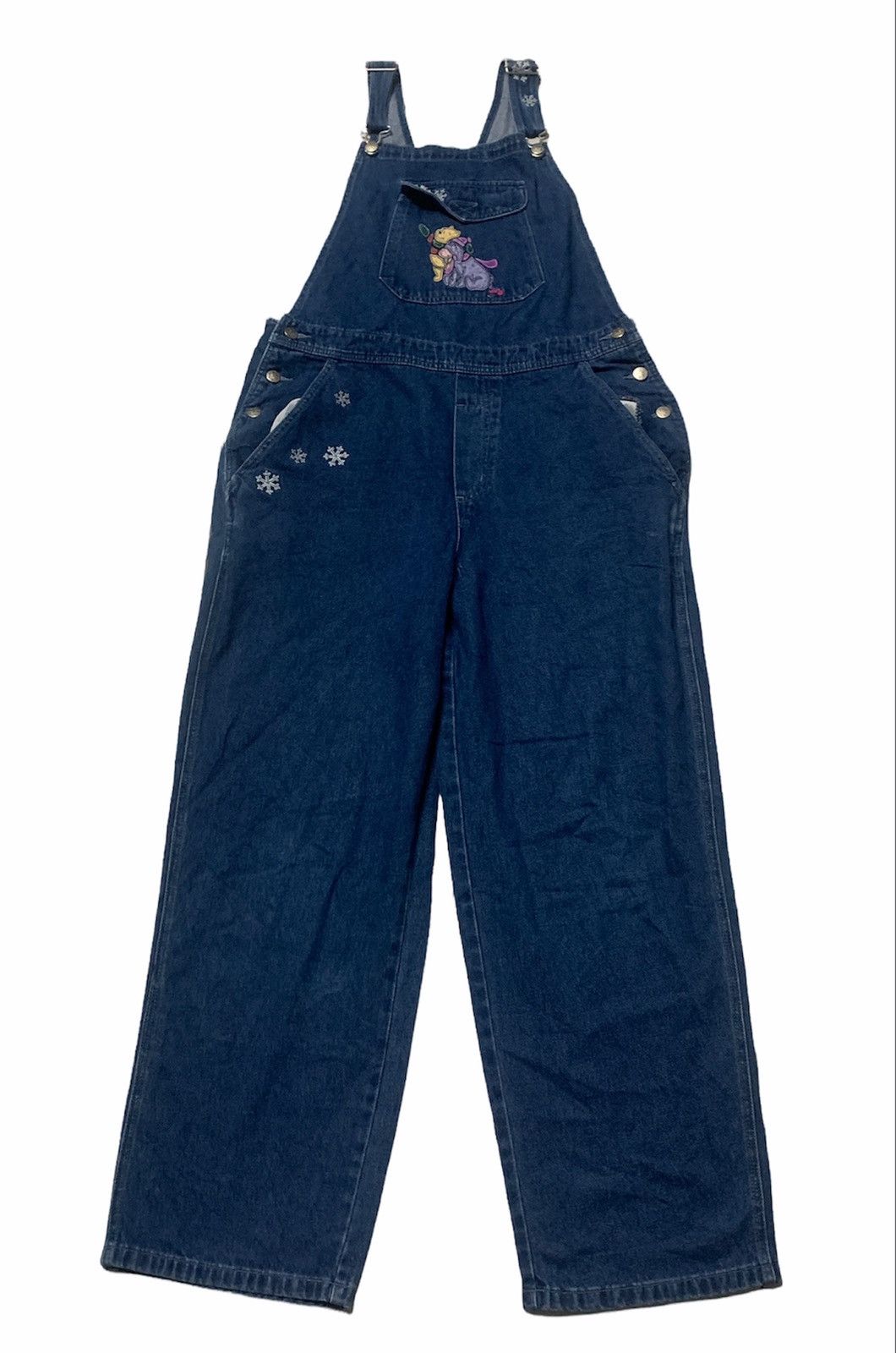 Rare! 90s Winnie The Pooh Disney store embroidery logo denim