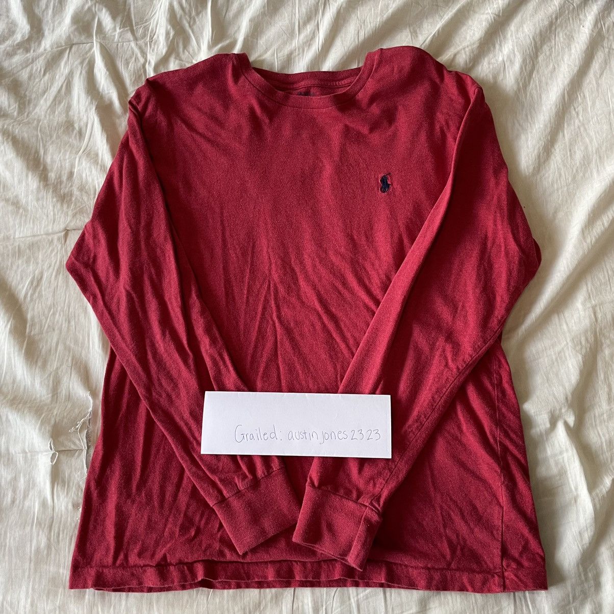 Polo Ralph Lauren Polo Ralph Lauren Embroidered Tee Red Size US M / EU 48-50 / 2 - 2 Thumbnail