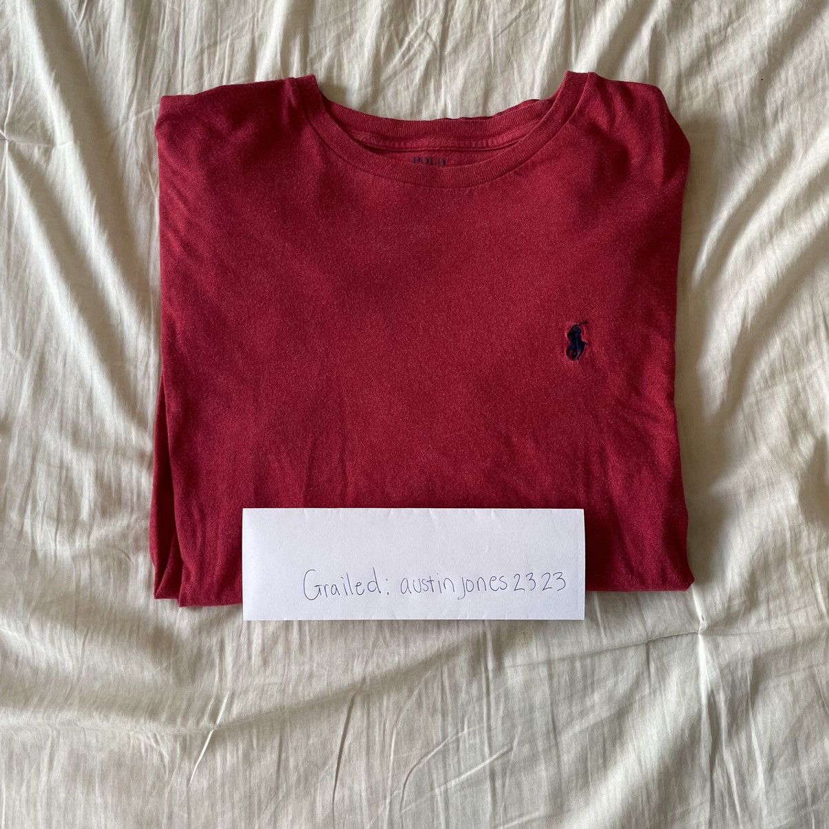 Polo Ralph Lauren Polo Ralph Lauren Embroidered Tee Red Size US M / EU 48-50 / 2 - 1 Thumbnail