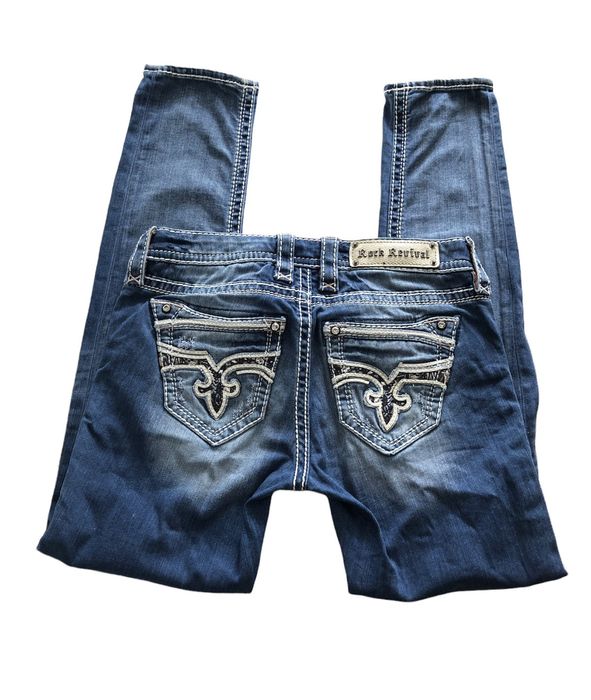 Vintage Y2K Rock Revival Julieta Denim Pants | Grailed