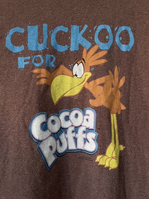 Vintage Burgundy cuckoo for cocoa puffs 2005 t shirt vintage food Grailed