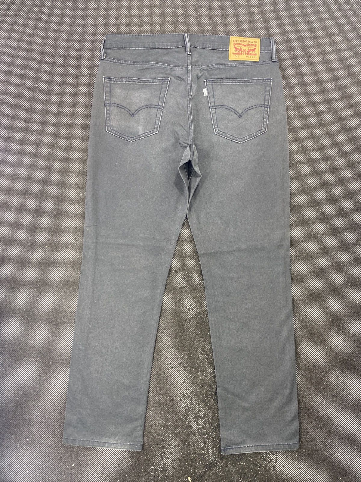 Levi's VINTAGE LEVIS 541 WHITE TAB FADED GREY DENIM -J496 Size US 36 / EU 52 - 3 Thumbnail