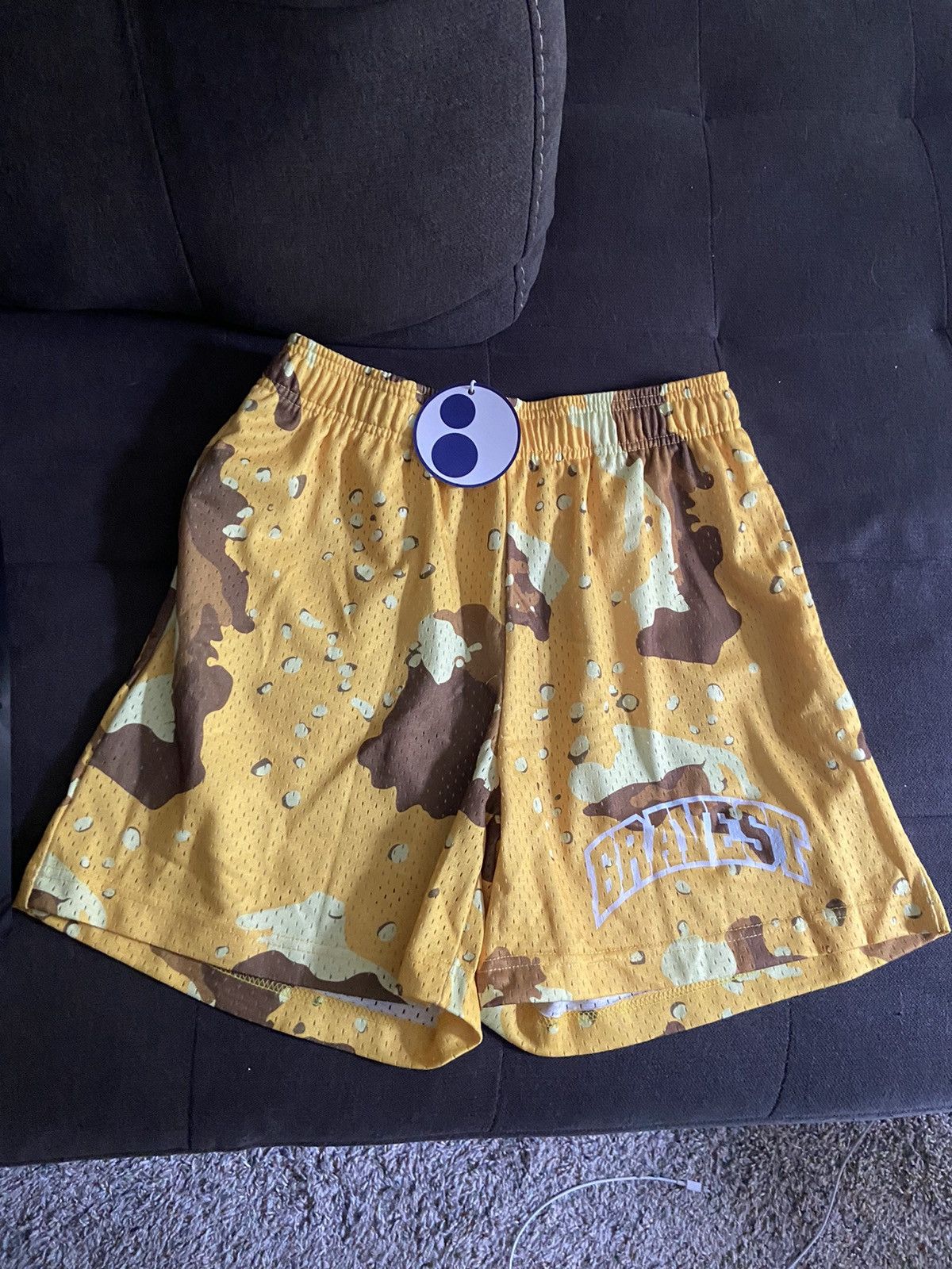 Bravest Studios Bravest Studios Camo Shorts Yellow Size L | Grailed