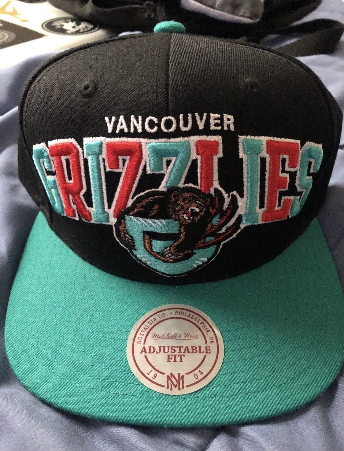 Mitchell & Ness Mitchell And Ness Vancouver Grizzlies Snapback Hat Size ONE SIZE - 1 Thumbnail