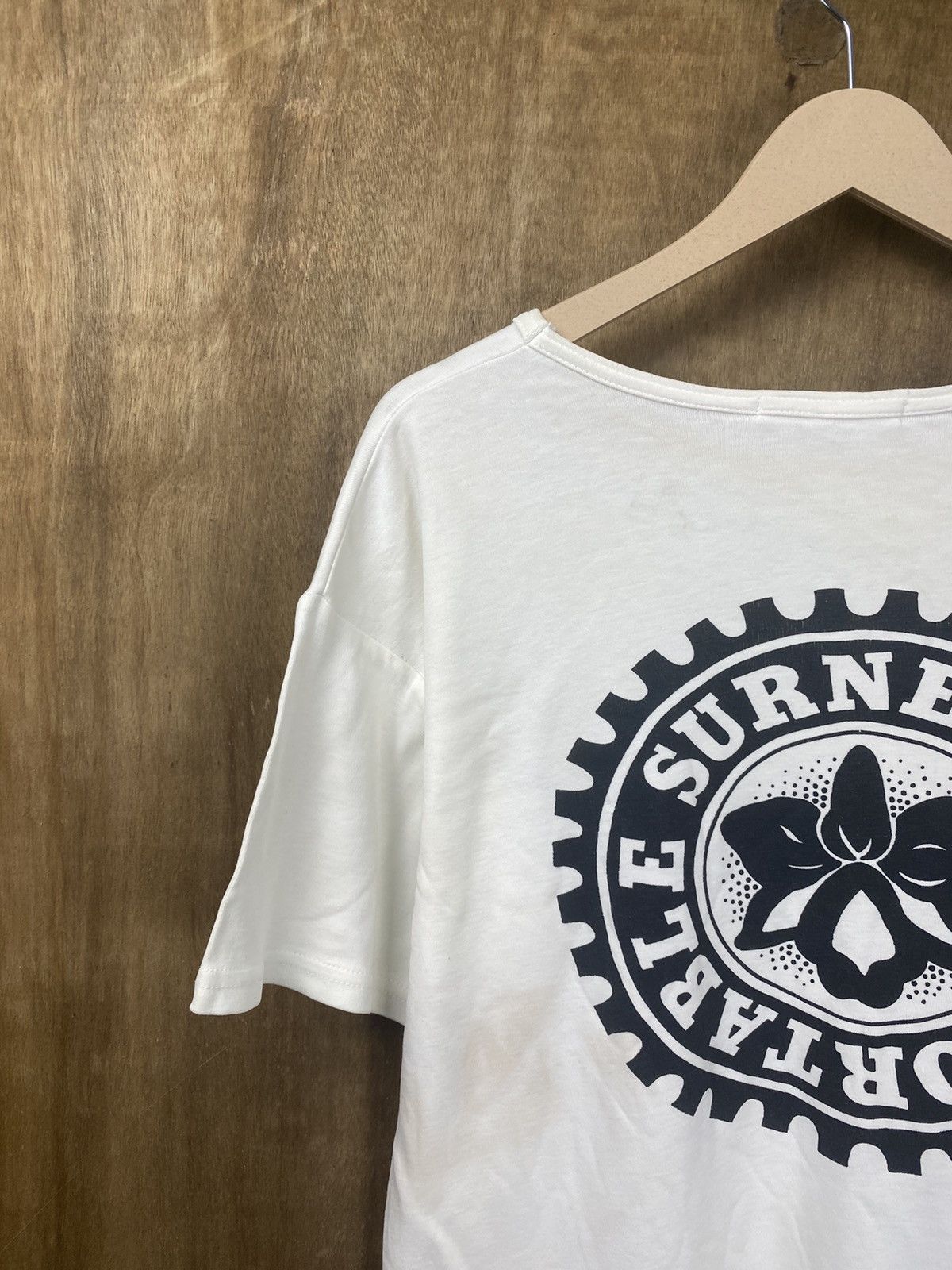 Japanese Brand Surneat Comfortable Natural Wind vintage T-Shirt #Z100 Size US L / EU 52-54 / 3 - 3 Thumbnail