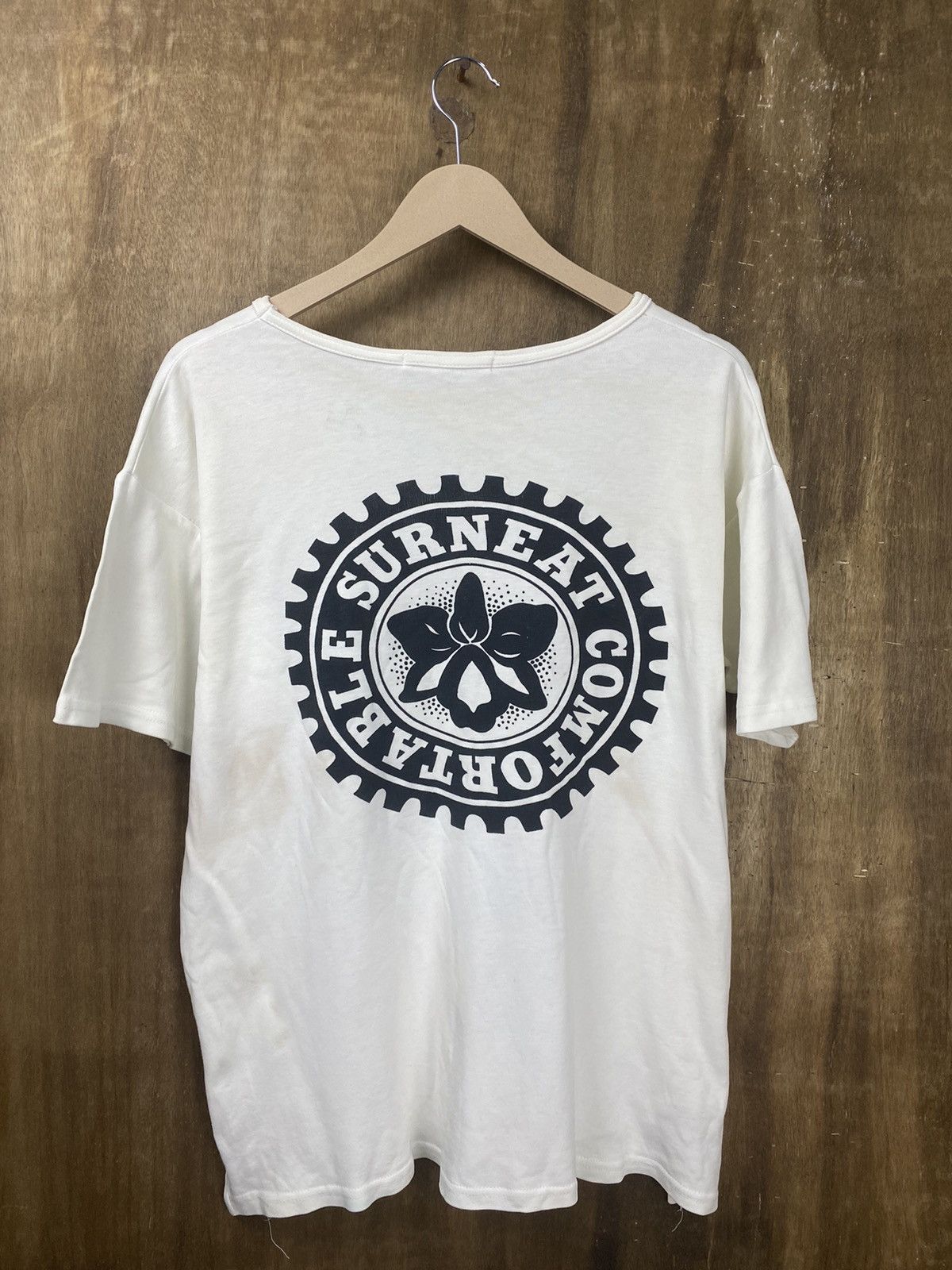 Japanese Brand Surneat Comfortable Natural Wind vintage T-Shirt #Z100 Size US L / EU 52-54 / 3 - 2 Thumbnail