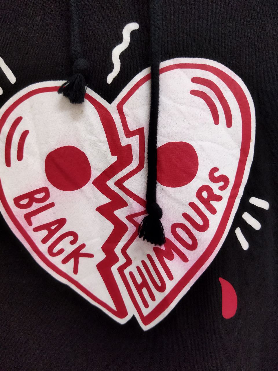 Japanese Brand Beams Japan X Black Humours Hoodie Size US L / EU 52-54 / 3 - 5 Thumbnail