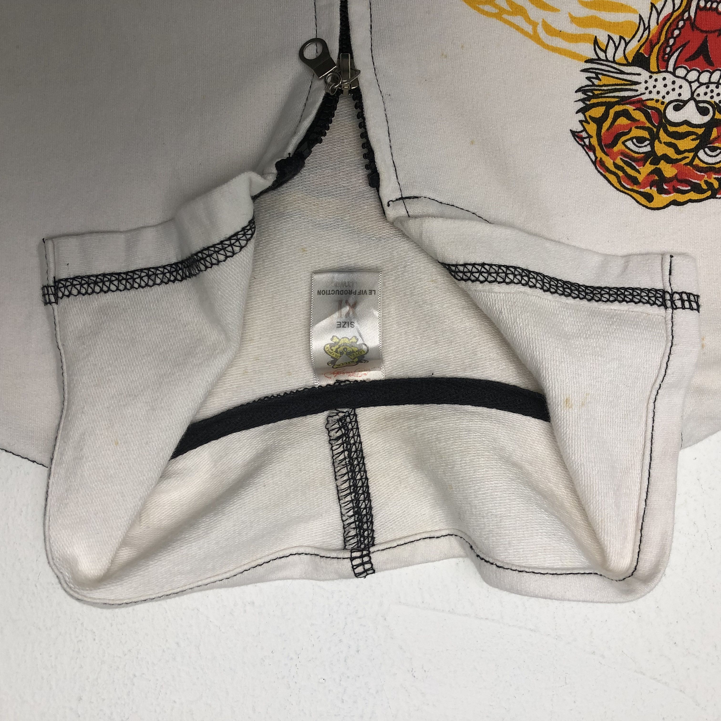 Ed Hardy × Vintage Vintage Ed Hardy Tiger Design Zipper Jacket Size US XS / EU 42 / 0 - 5 Thumbnail