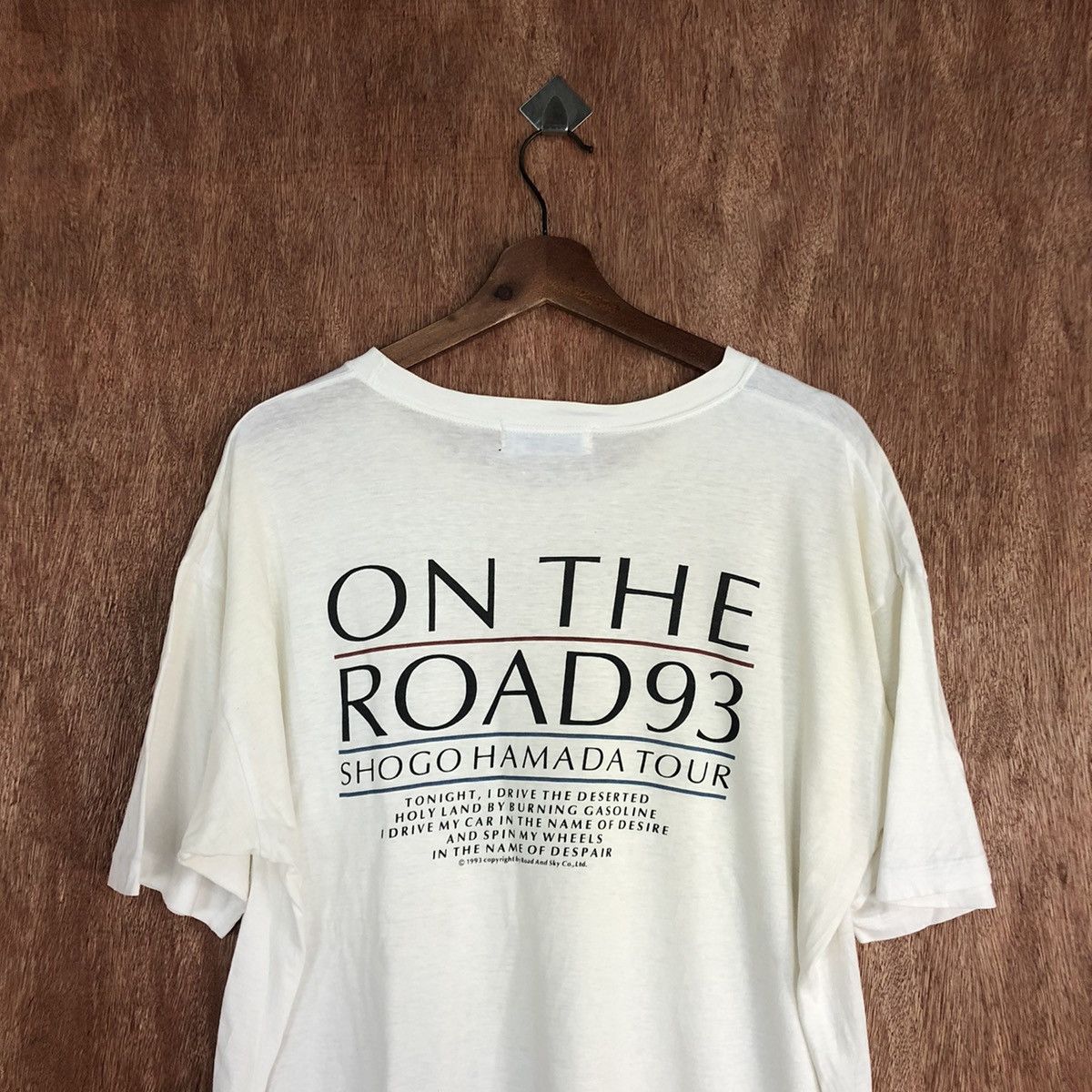 Vintage on the road 93 vintage japan tee #H381 Size US L / EU 52-54 / 3 - 2 Thumbnail