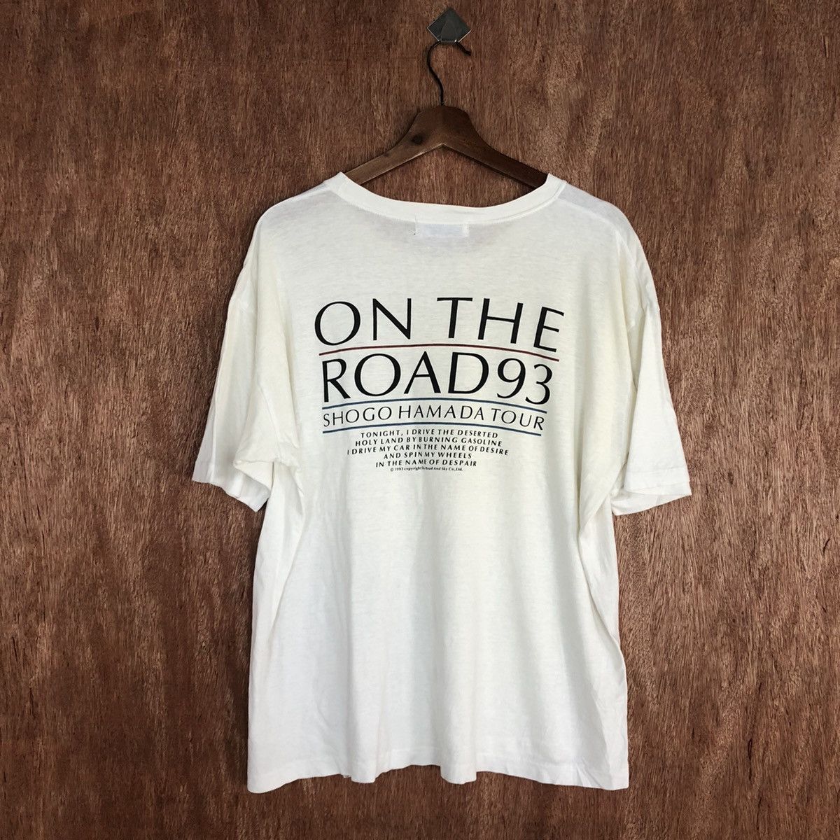 Vintage on the road 93 vintage japan tee #H381 Size US L / EU 52-54 / 3 - 3 Thumbnail