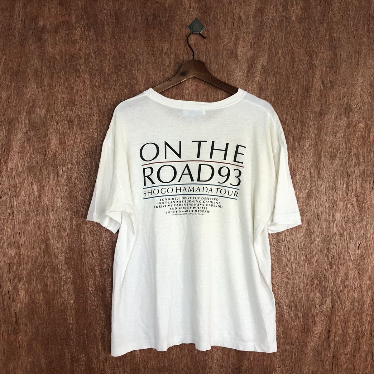 Vintage on the road 93 vintage japan tee #H381 Size US L / EU 52-54 / 3 - 1 Thumbnail