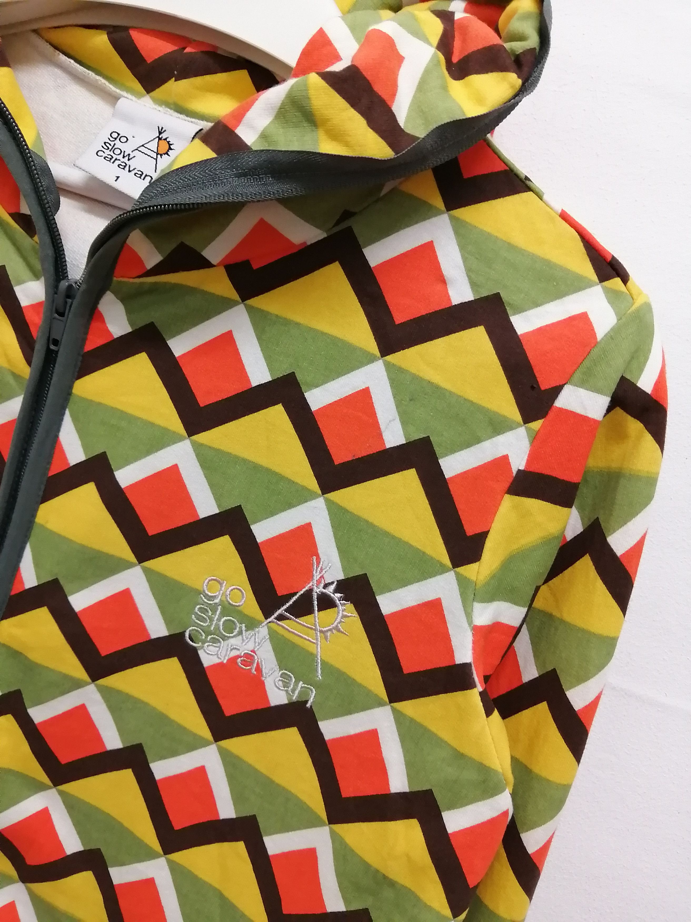 go slow caravan GO SLOW CARAVAN Full Zipper Hoodie - Size 1 Size US S / EU 44-46 / 1 - 4 Thumbnail