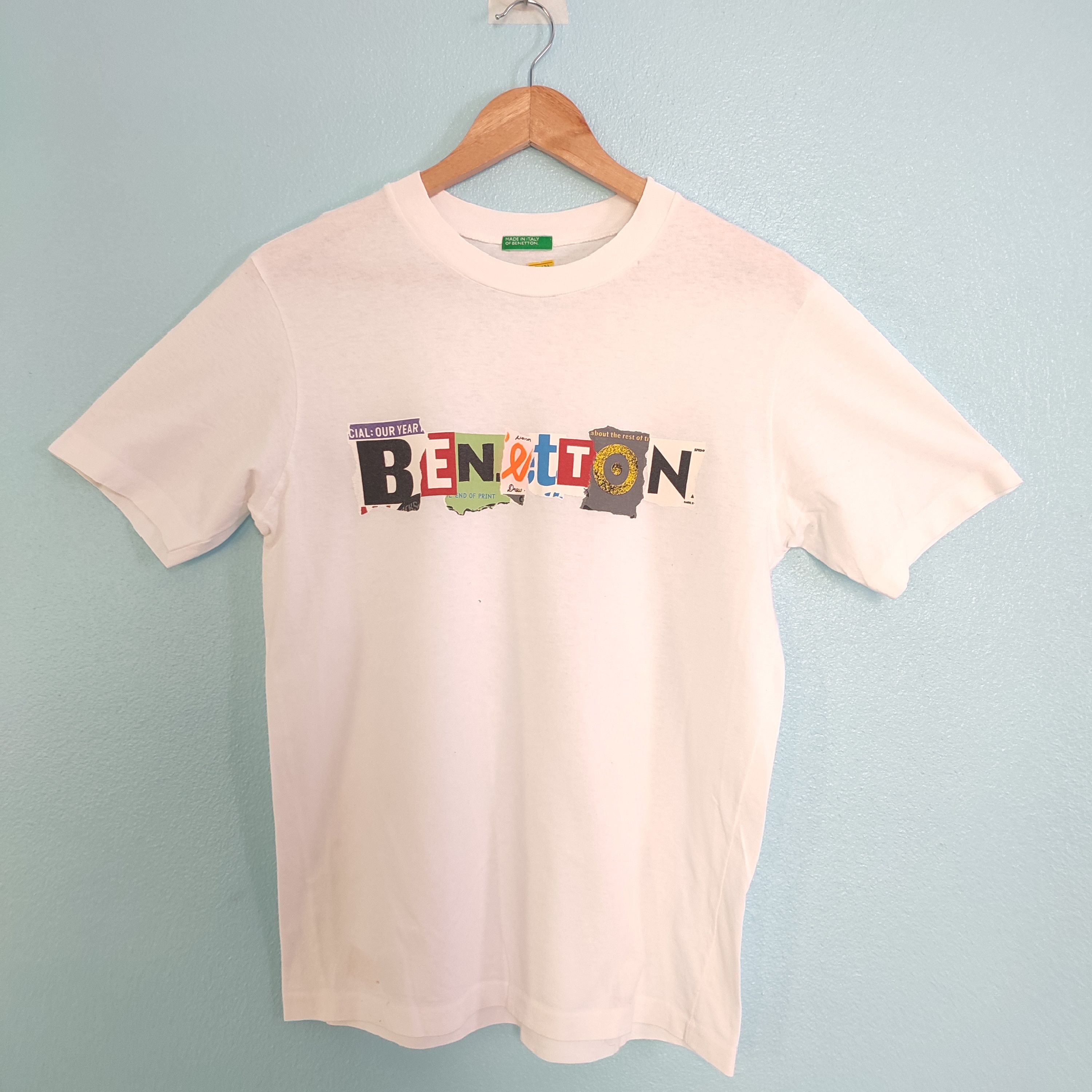 United Colors Of Benetton 90's UNITED COLORS OF BENETTON Racing Motorsports Tshirt Size US M / EU 48-50 / 2 - 1 Thumbnail
