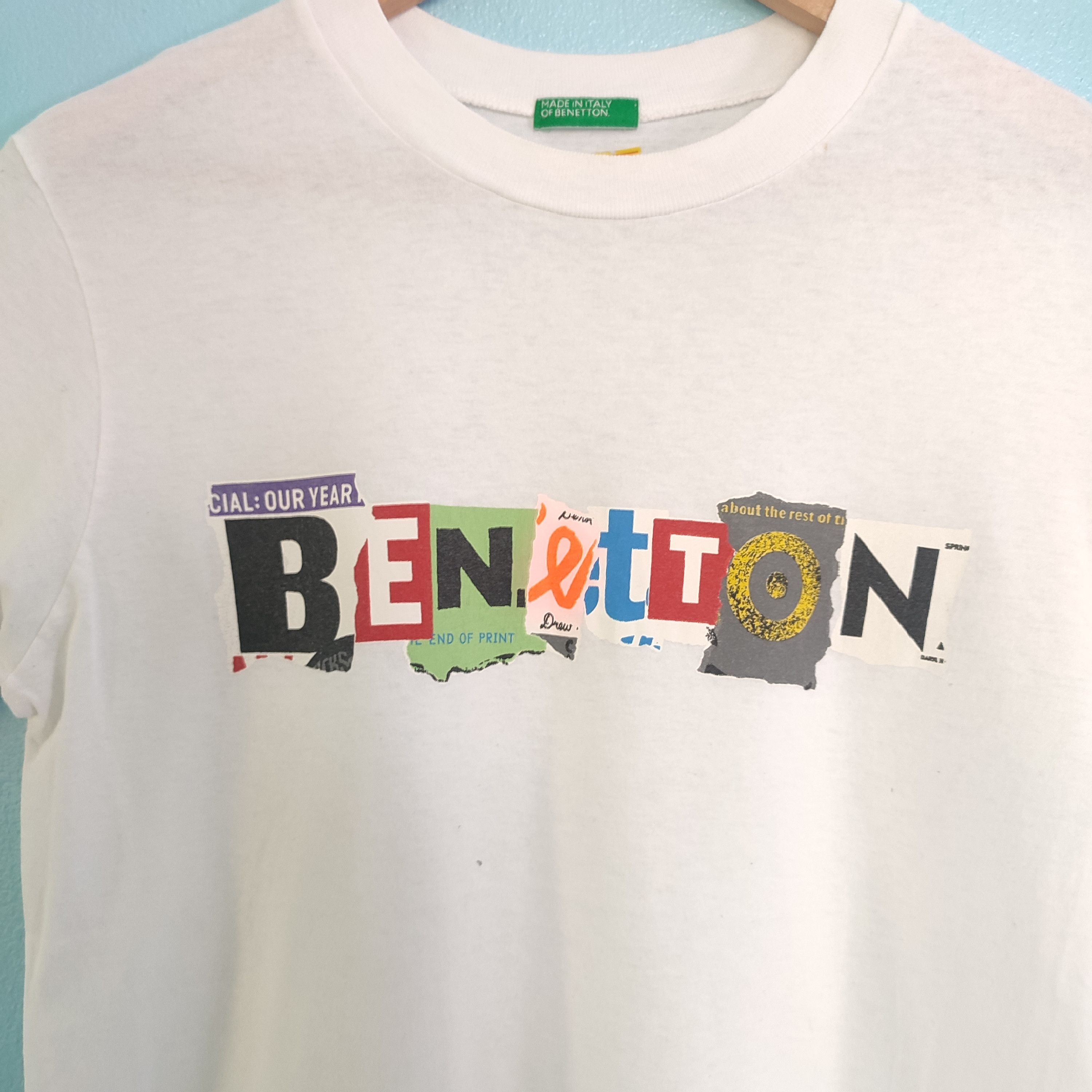 United Colors Of Benetton 90's UNITED COLORS OF BENETTON Racing Motorsports Tshirt Size US M / EU 48-50 / 2 - 2 Thumbnail