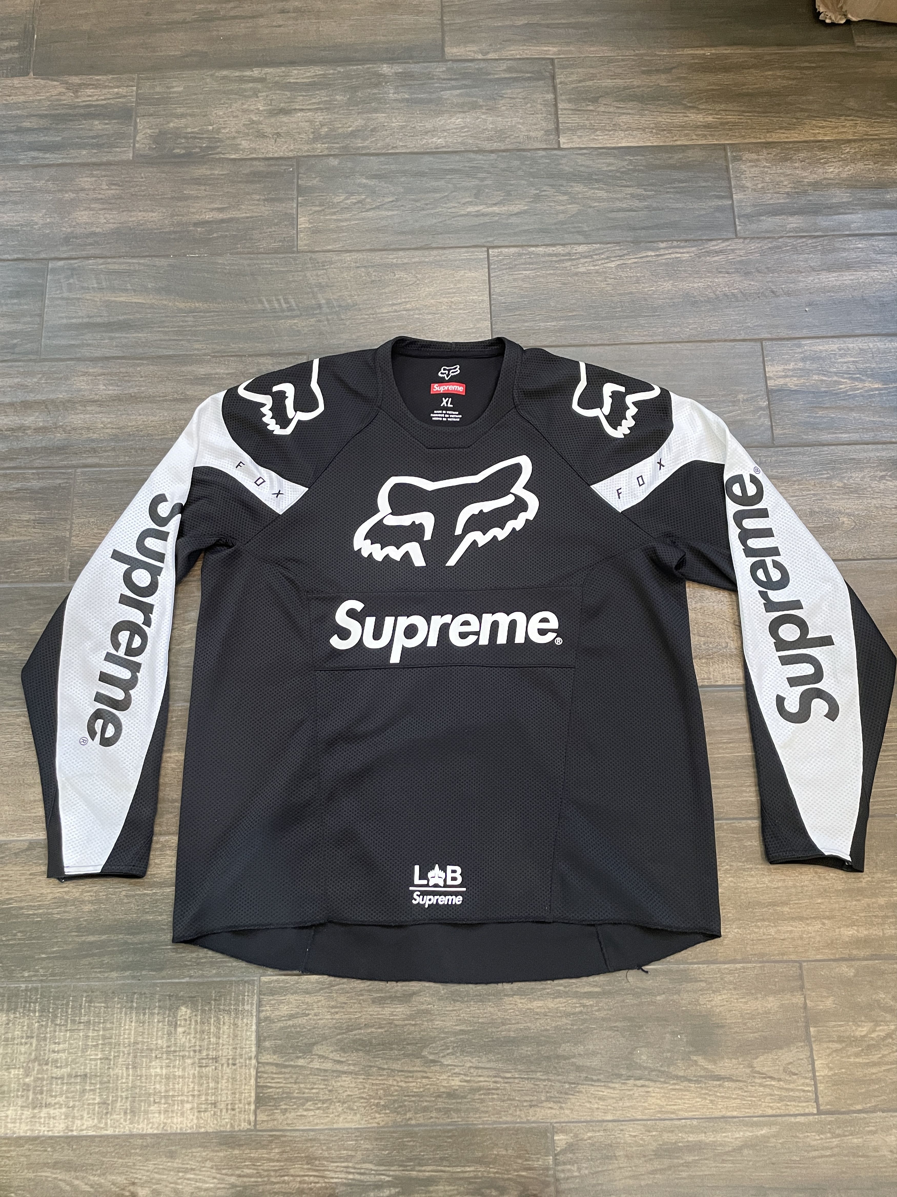 Dirt Bike Black Fox Racing Jersey Supreme Fox Racing Moto Jersey