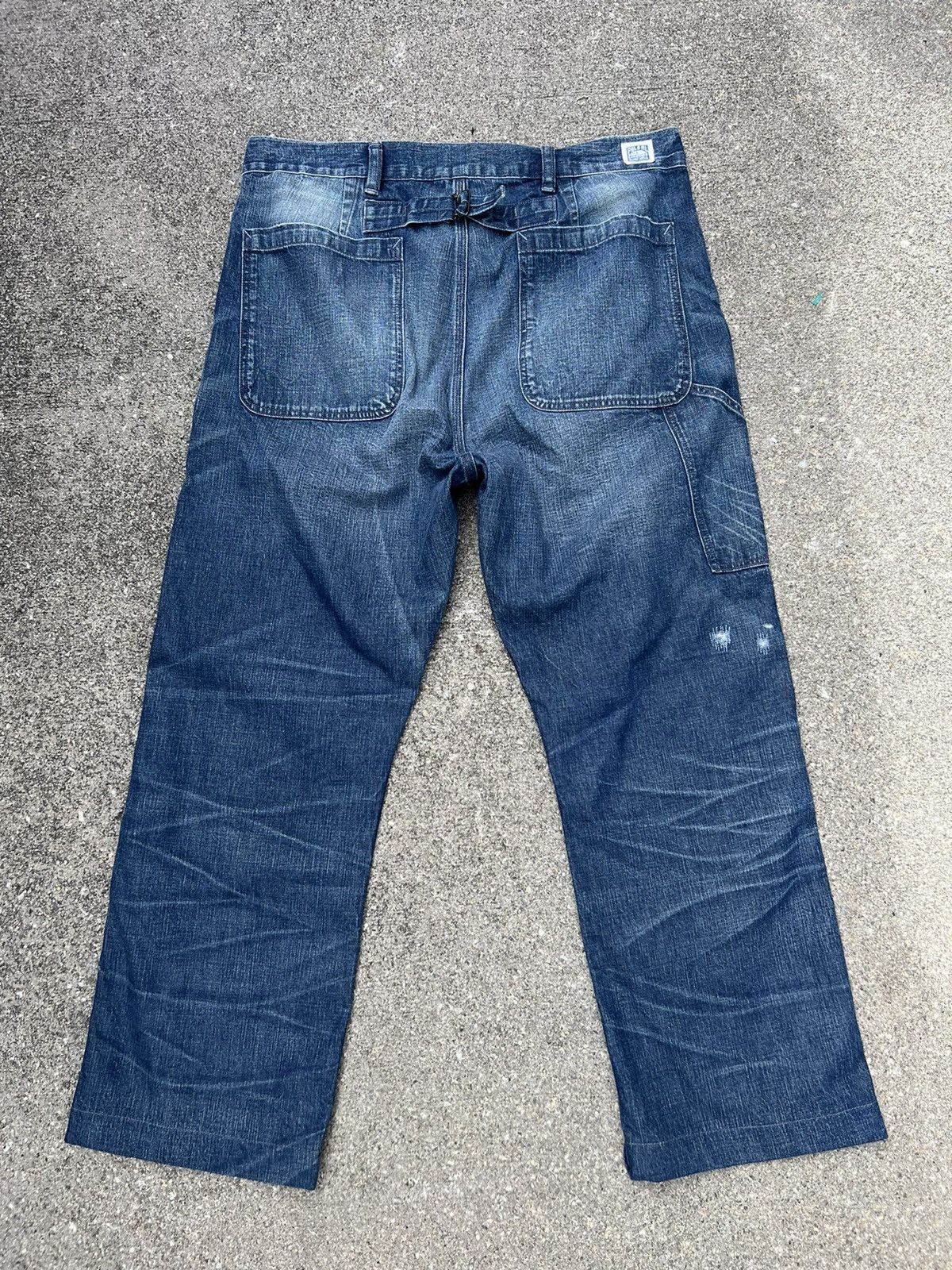 Polo Ralph Lauren Vintage Polo RL Distress Military Denim Trashed Cropped Pant Size US 32 / EU 48 - 5 Thumbnail