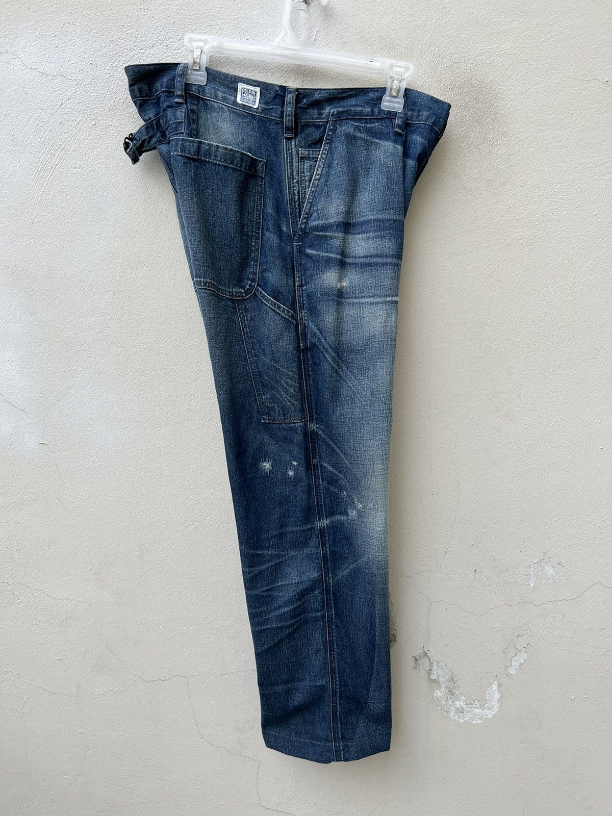 Polo Ralph Lauren Vintage Polo RL Distress Military Denim Trashed Cropped Pant Size US 32 / EU 48 - 20 Thumbnail