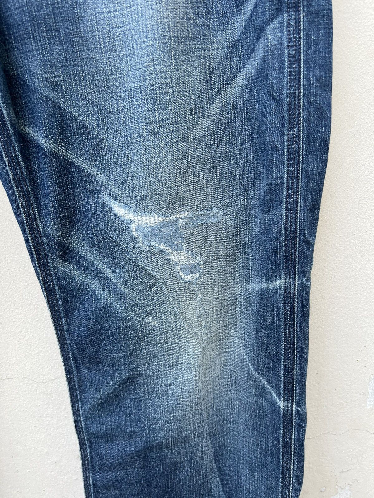 Polo Ralph Lauren Vintage Polo RL Distress Military Denim Trashed Cropped Pant Size US 32 / EU 48 - 12 Thumbnail