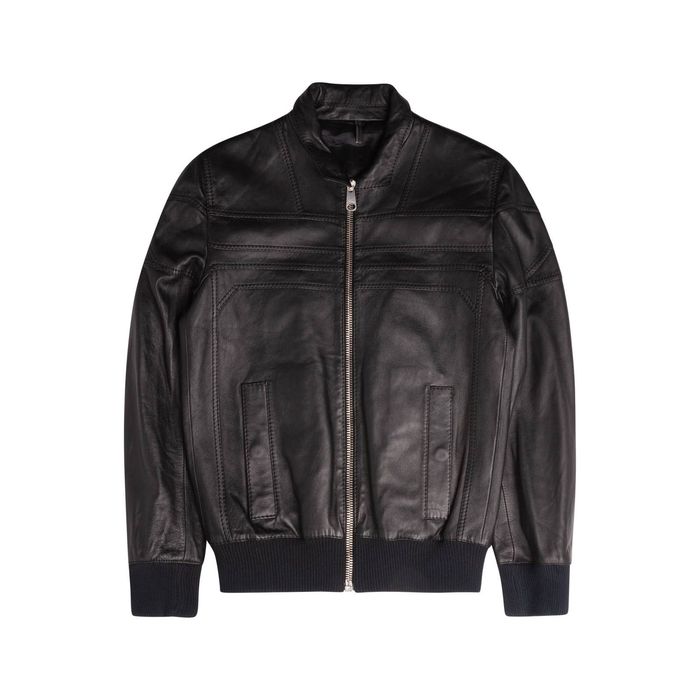 Dior SS08 Leather Flight Bomber Jacket | Grailed