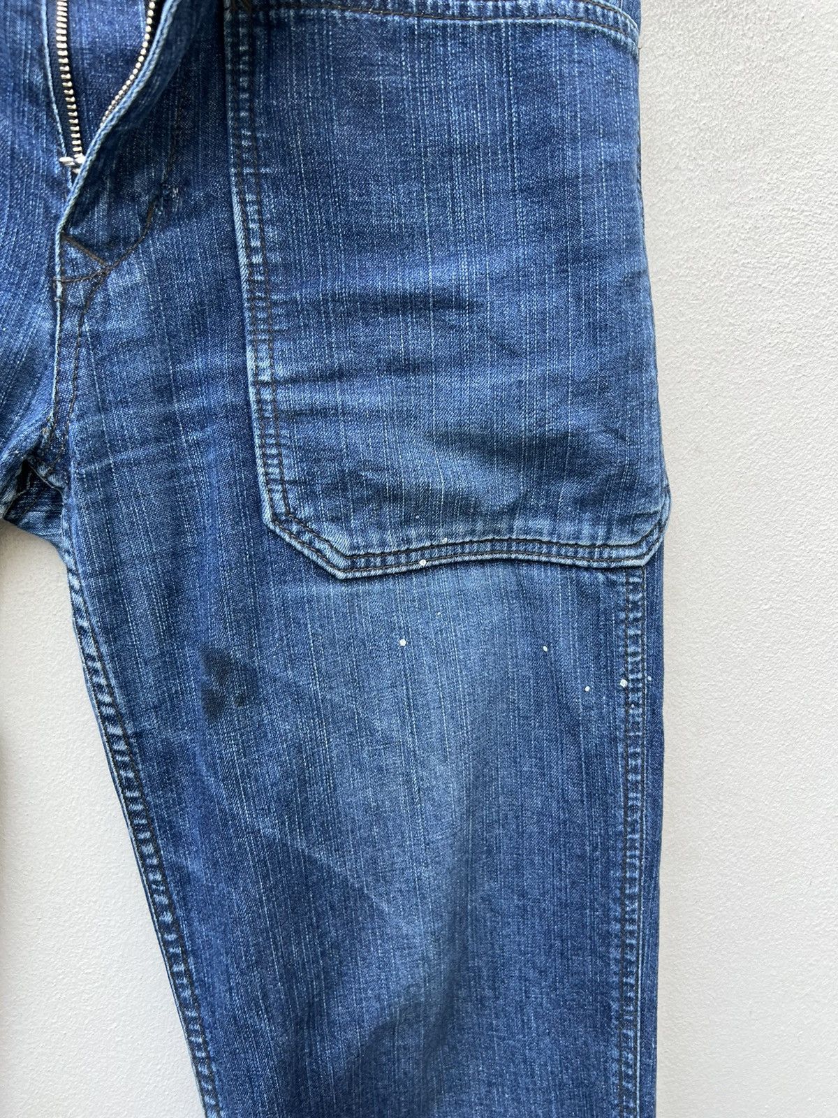 45rpm Midi - Umi Japan Military Denim Cargo Jeans Size US 30 / EU 46 - 13 Thumbnail