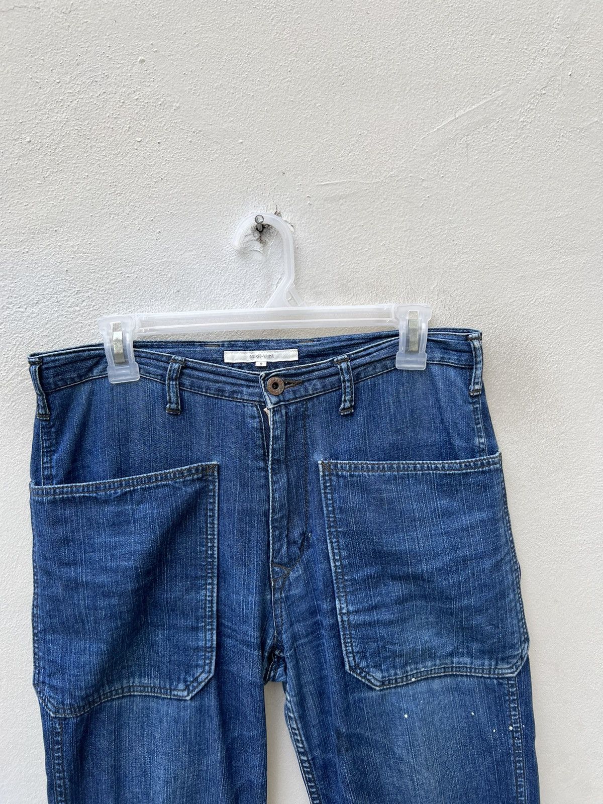 45rpm Midi - Umi Japan Military Denim Cargo Jeans Size US 30 / EU 46 - 7 Thumbnail