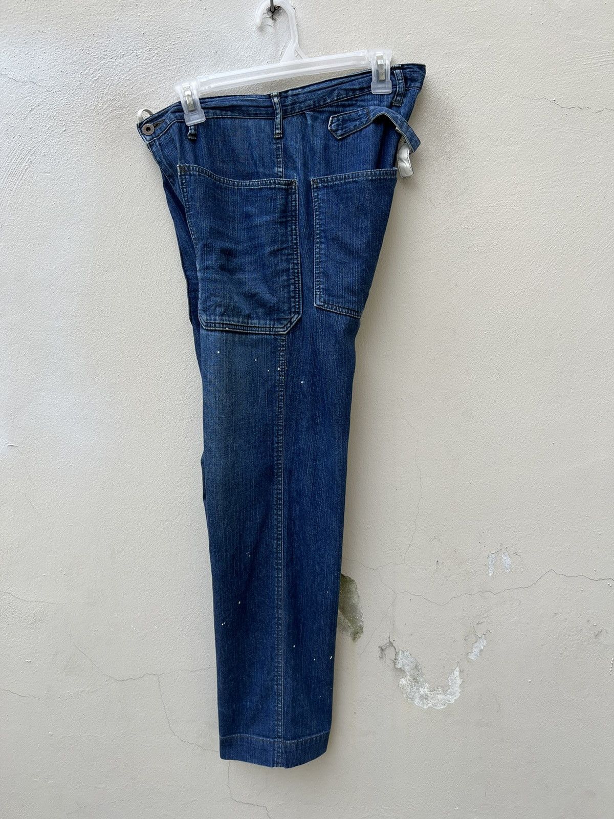 45rpm Midi - Umi Japan Military Denim Cargo Jeans Size US 30 / EU 46 - 21 Thumbnail