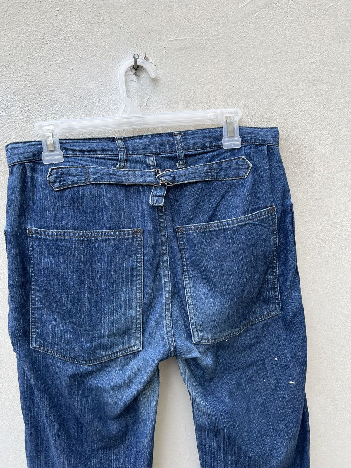 45rpm Midi - Umi Japan Military Denim Cargo Jeans Size US 30 / EU 46 - 17 Thumbnail