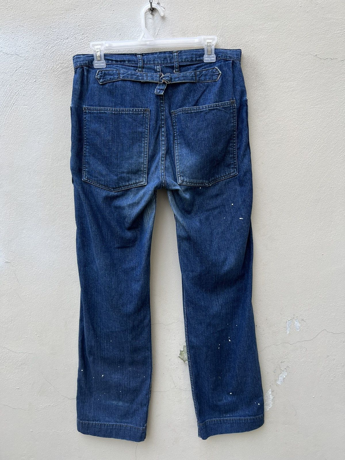 45rpm Midi - Umi Japan Military Denim Cargo Jeans Size US 30 / EU 46 - 16 Thumbnail