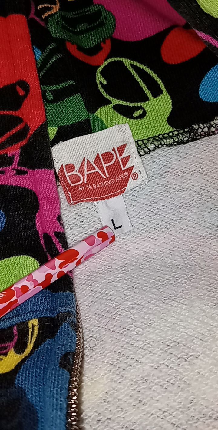 Bape OG Bathing Ape Multicolor Baby Milo Hoodie Size US L / EU 52-54 / 3 - 3 Thumbnail