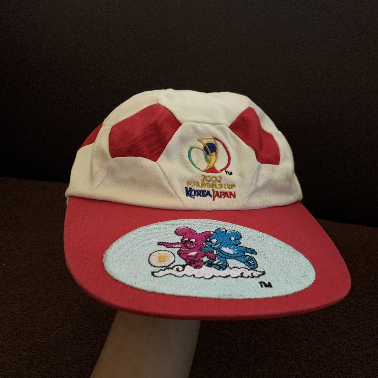 Japanese Brand × Vintage 💰BindingOffer💰 Vintage Fifa World Cup 2002 Korea Japan Hat Size ONE SIZE - 1 Thumbnail