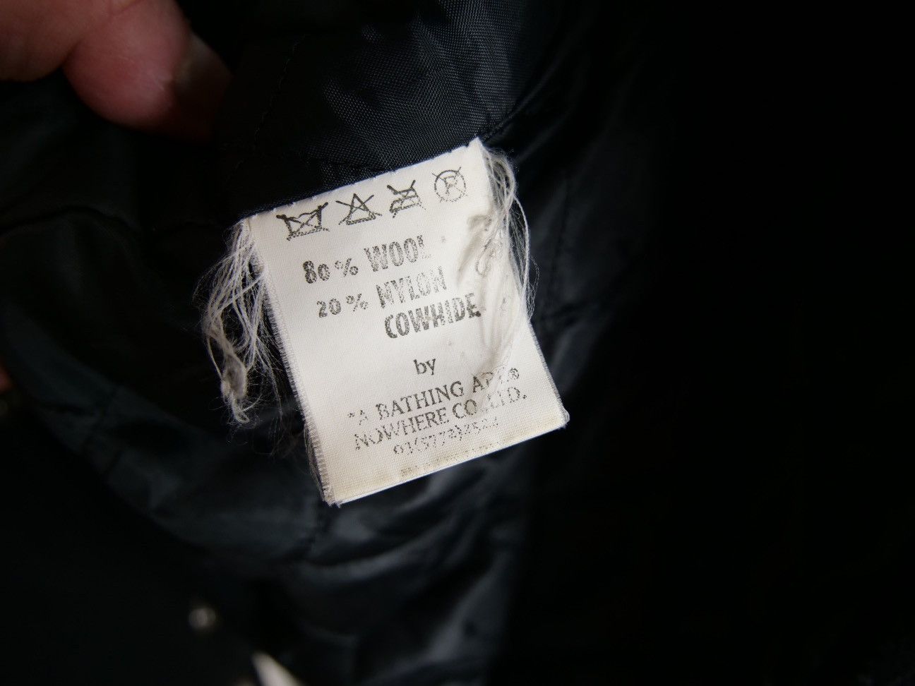 Bape OG Bape Staff Only Sta Wool Varsity Jacket Size US L / EU 52-54 / 3 - 8 Thumbnail