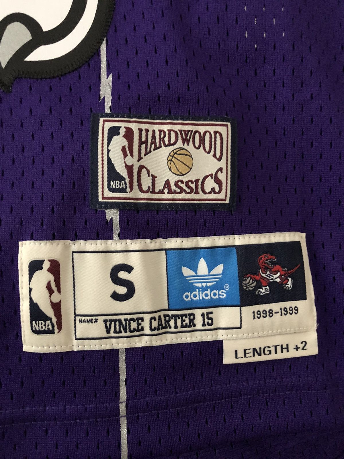 Adidas Adidas Swingman x Toronto Raptors Vince Carter - Away Jersey Size US S / EU 44-46 / 1 - 6 Thumbnail