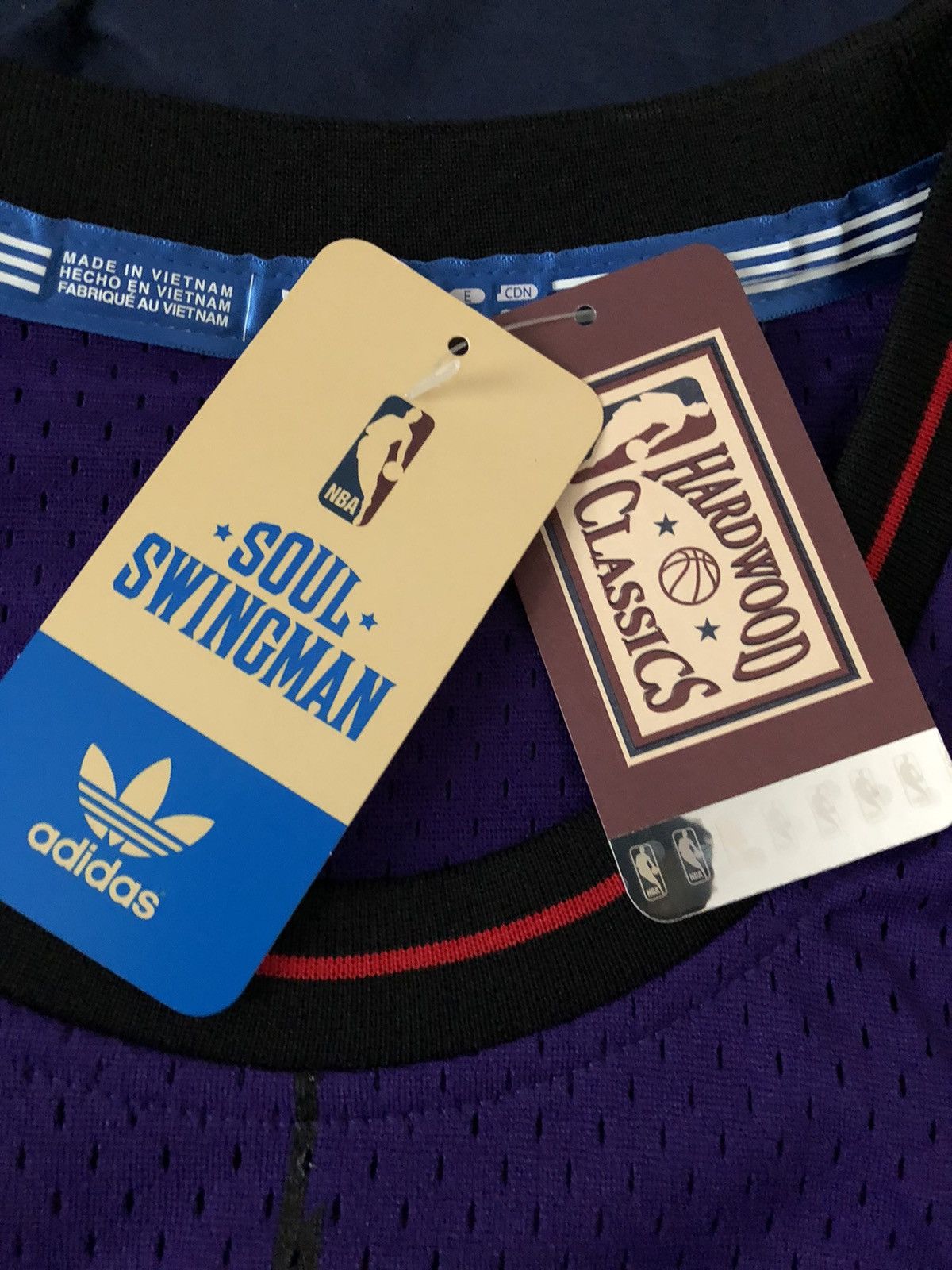 Adidas Adidas Swingman x Toronto Raptors Vince Carter - Away Jersey Size US S / EU 44-46 / 1 - 3 Thumbnail