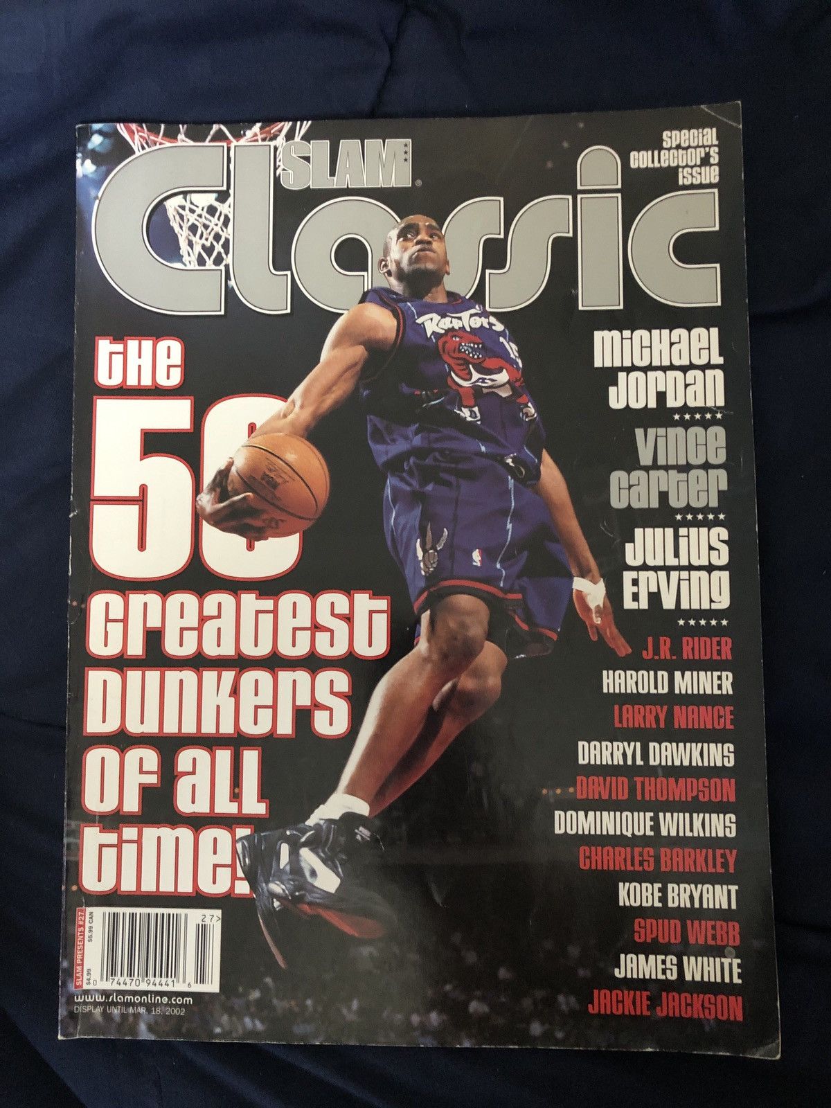 Adidas Adidas Swingman x Toronto Raptors Vince Carter - Away Jersey Size US S / EU 44-46 / 1 - 9 Thumbnail