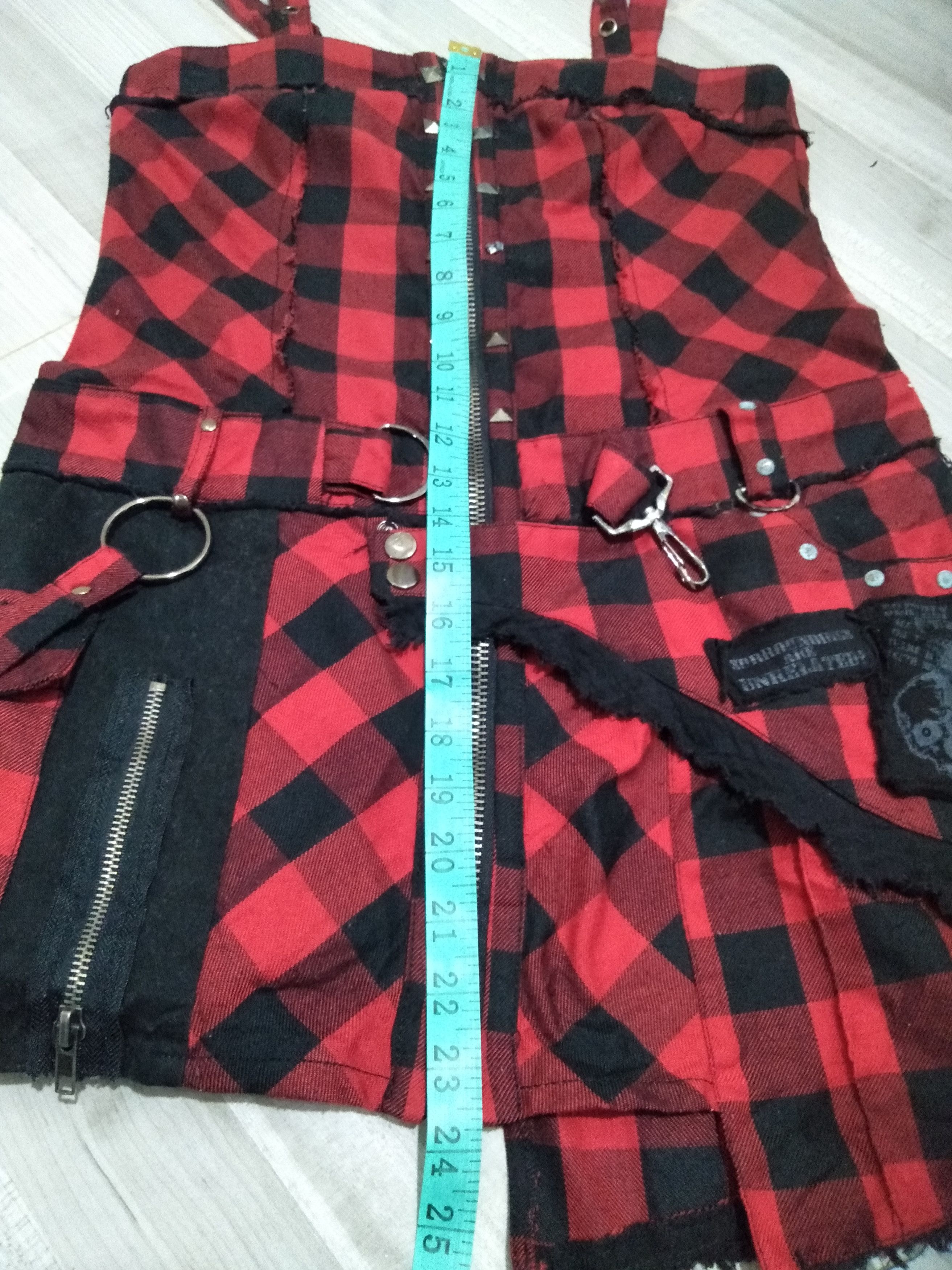 Japanese Brand Sex Pot Revenge Plaid Tartan Punk Gothic Dress Size S / US 4 / IT 40 - 10 Thumbnail