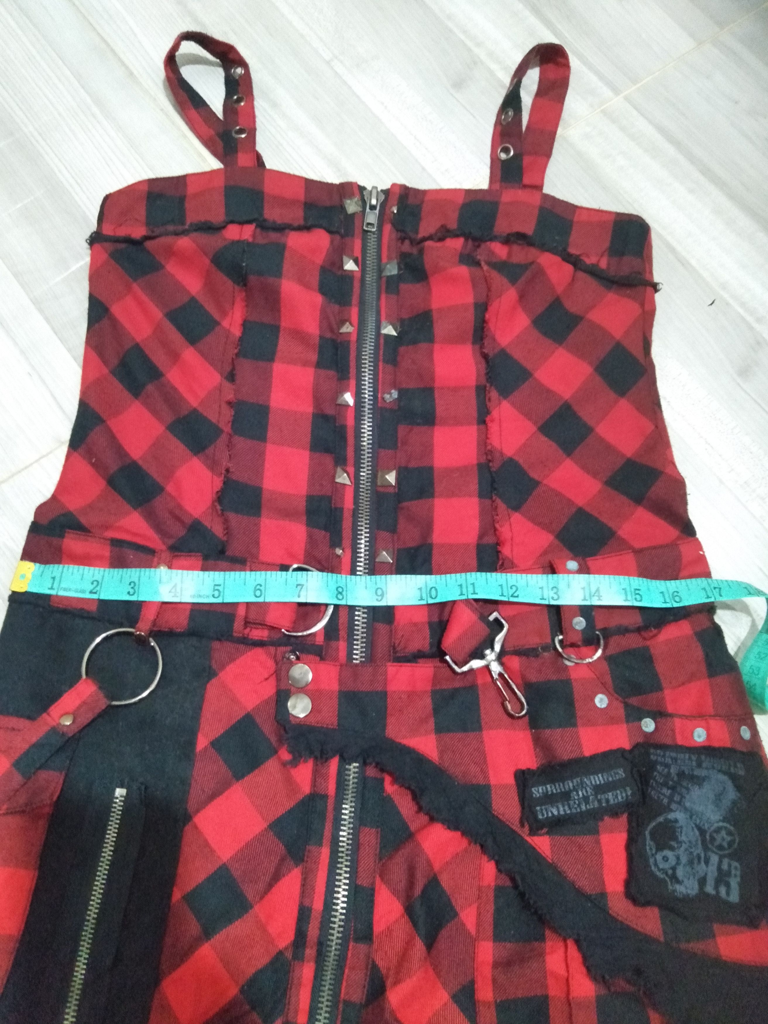 Japanese Brand Sex Pot Revenge Plaid Tartan Punk Gothic Dress Size S / US 4 / IT 40 - 12 Thumbnail